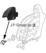 JP GROUP - 8188000500 - `Ручка регулировки спинки сидения чёрная Audi/VW